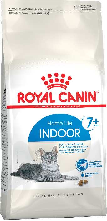 Корм Роял Канин для домашних кошек старше 7 лет (Royal Canin Indoor 7+)