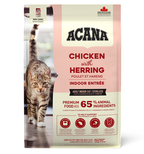 Корм низкозерновой Акана Индор Энтри (ACANA INDOOR ENTRÉE) для стерилизованных кошек