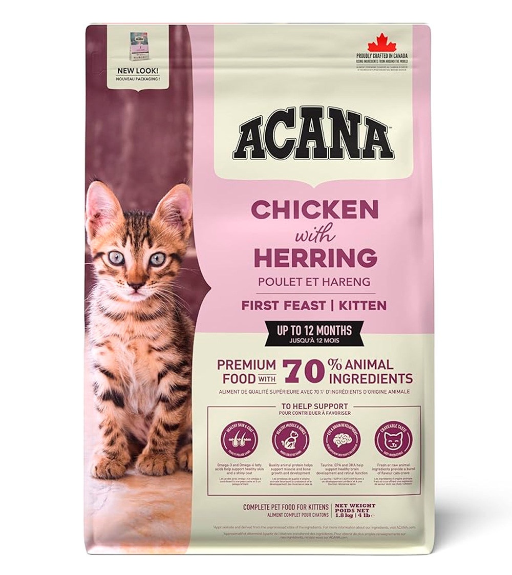 Корм низкозерновой Акана Фест Фист (ACANA FIRST FEAST) для котят