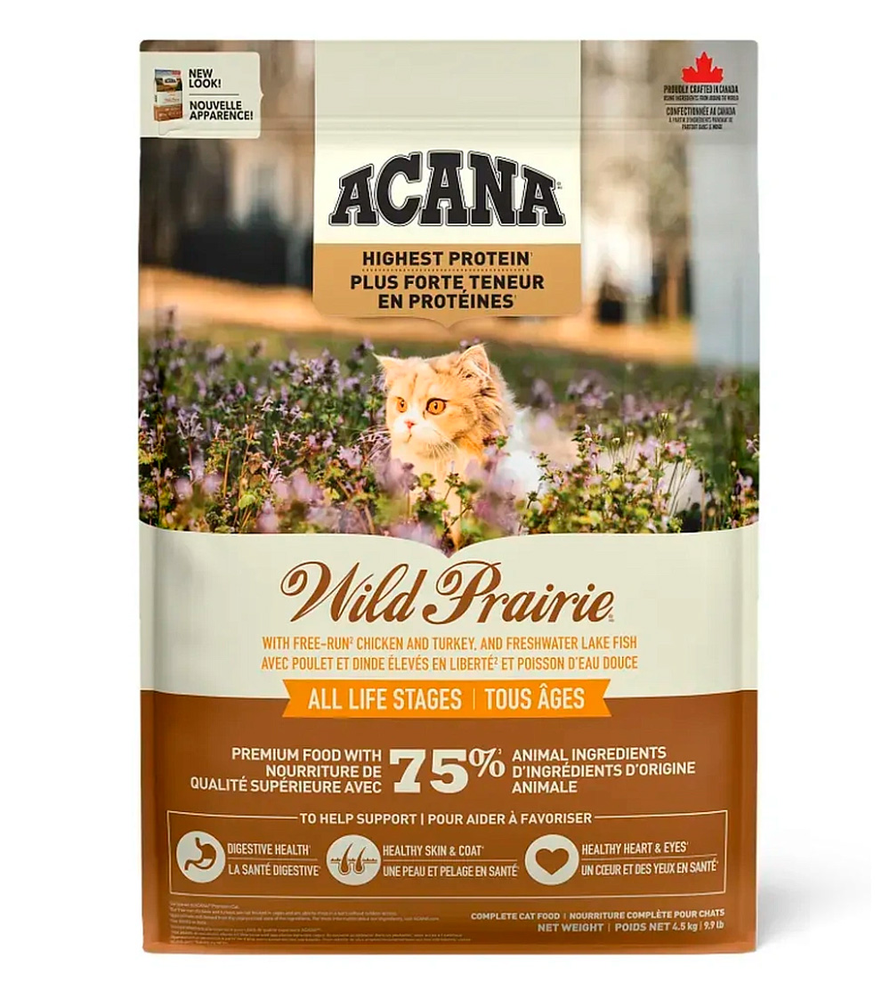 Корм беззерновой Акана Вайлдпрерия (ACANA WILD PRAIRIE) для котят и кошек всех пород