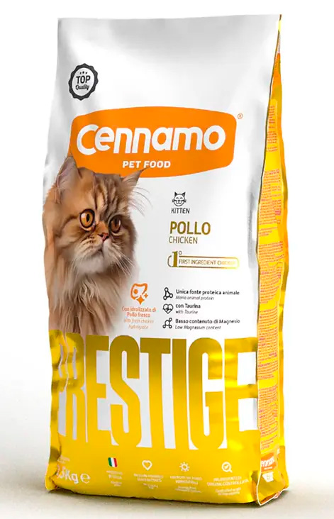 Корм Cennamo Prestige Adult Cat KITTEN POLLO для котят (курица)