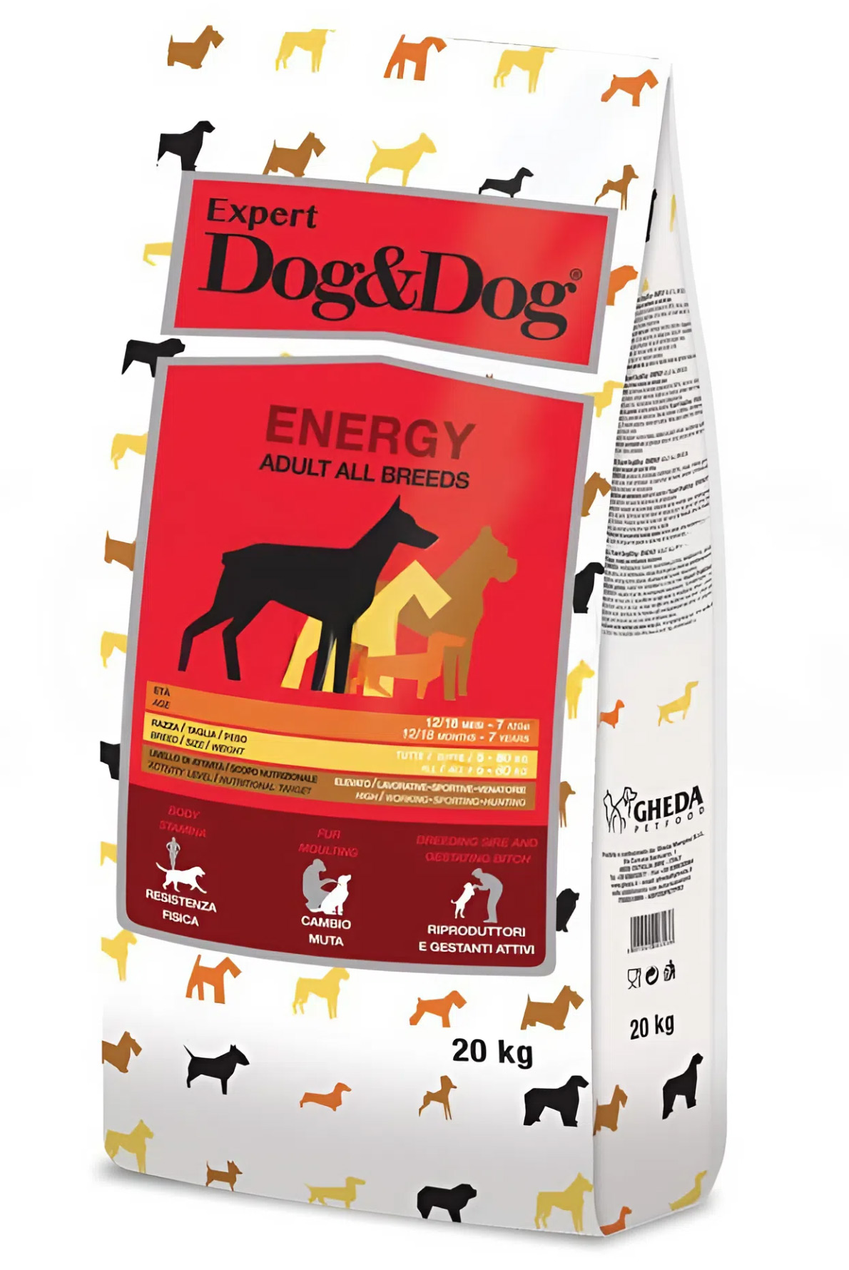 Сухой корм Dog&Dog Expert Energy Adult All Breeds для взрослых собак всех пород с интенсивной физической нагрузкой