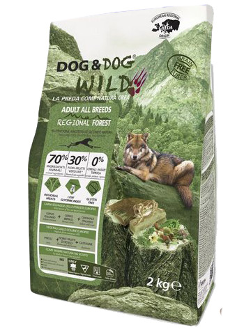 Сухой корм Dog&Dog Wild Regional Forest Adult All Breeds для взрослых собак всех пород (Свинина, кабан, олень)