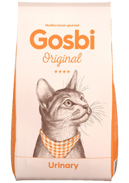 Сухой корм Gosbi Original Urinary Cat для профилактики заболеваний мочевыводящих путей у взрослых кошек (Курица, лосось, тунец) - 7 кг