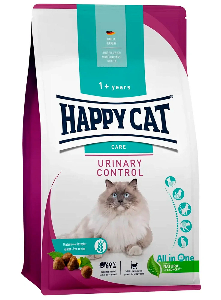 Сухой корм для защиты мочевыводящих путей кошек Happy Cat Sensitive Urinary Control