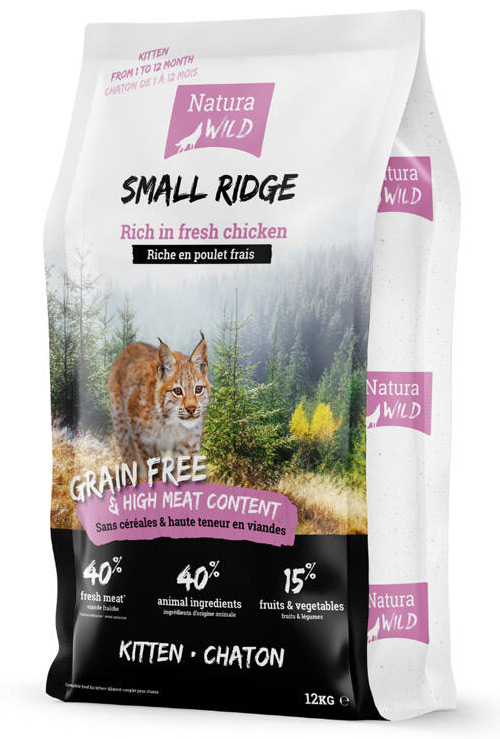 Natura Wild Small Ridge беззерновой корм для котят (курица)