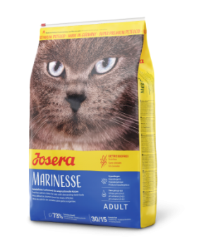 Корм Йозера Маринесс беззерновой (Marinesse Adult Sensitive 30/15) для кошек неравнодушных к рыбе и страдающих пищевой непереносимостью, 10 кг.