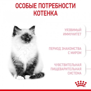 Корм для котят Royal Canin Kitten (для котят с 4 месяцев до года)