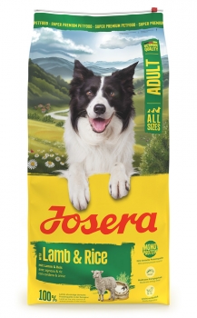 Сухой корм Йозера Ягненок с Рисом для взрослых собак (Josera Adult with Lamb & Rice 20/11), 12.5 кг.