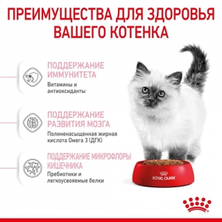 Корм для котят Royal Canin Kitten (для котят с 4 месяцев до года)