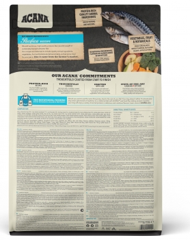 Корм беззерновой Акана Пацифика (ACANA PACIFICA HIGEST PROTEIN) для собак всех пород с рыбой
