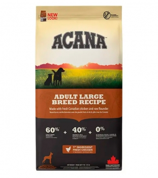 Корм беззерновой Акана Эдалт Ладж Брид (ACANA ADULT LARGE BREED) для взрослых собак крупных пород