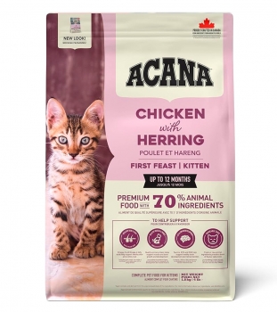 Корм низкозерновой Акана Фест Фист (ACANA FIRST FEAST) для котят