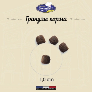 Корм Bon Appetit Adult Gourmand для взрослых привередлевых кошек с лососем и курицей