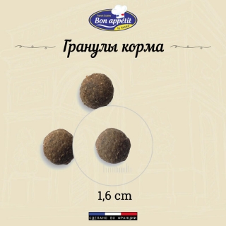 Корм Bon Appetit Adult lamb & salmon & rice для взрослых собак всех пород с чувствительным пищеварением с ягненком, лососем и рисом