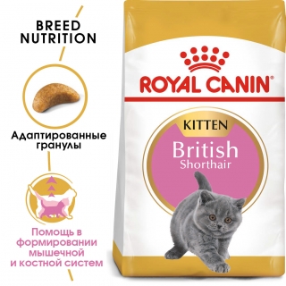 Корм Роял Канин для британских короткошерстных котят до 12 месяцев (Royal Canin British Shorthair Kitten)
