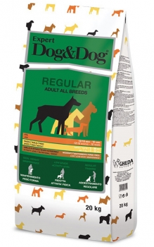 Сухой корм Dog&Dog Expert Regular Adult All Breeds для взрослых собак с низкой активностью