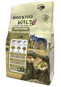 Сухой корм Dog&Dog Wild Regional Grassland Adult All Breeds для взрослых собак всех пород (Свинина, ягненок, буйвол)