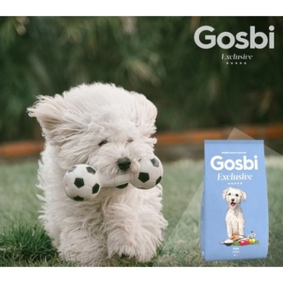 Низкозерновой корм Gosbi Exclusive Adult Fish Mini для взрослых собак мелких пород (Голубая рыба и лосось) - 7 кг