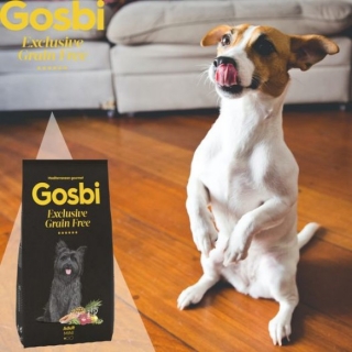 Беззерновой корм Gosbi Exclusive GF Adult Salmon Lamb Mini для взрослых собак мелких пород (Лосось и ягненок) - 7 кг