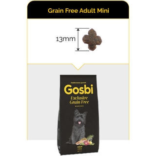 Беззерновой корм Gosbi Exclusive GF Adult Salmon Lamb Mini для взрослых собак мелких пород (Лосось и ягненок) - 7 кг