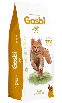 Сухой корм Gosbi Life Adult Cat для взрослых кошек (Курица) - 12 кг