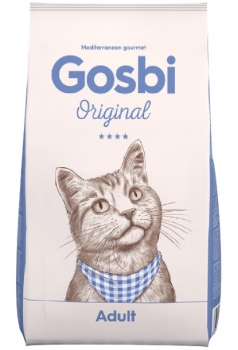 Сухой корм Gosbi Original Cat Adult для взрослых кошек (Курица, лосось, тунец) - 12 кг
