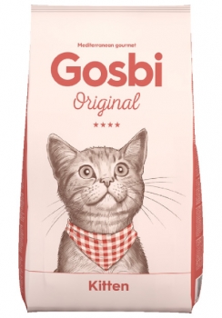 Сухой корм Gosbi Original Kitten для котят (Курица, лосось, тунец) - 7 кг