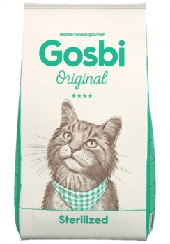 Сухой корм Gosbi Original Sterilized Cat для стерилизованных кошек (Курица, лосось, тунец) - 7 кг