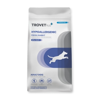 Гипоаллергенный корм Trovet Plus Adult Dog Hypoallergenic Fresh Rabbit для взрослых собак с пищевой гиперчувствительностью (свежий кролик)
