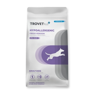 Гипоаллергенный корм Trovet Plus Adult Dog Hypoallergenic Fresh Vension для взрослых собак с пищевой гиперчувствительностью (свежая оленина)