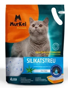 Силикагелевый впитывающий наполнитель Murkel Strawberry с ароматом алое вера
