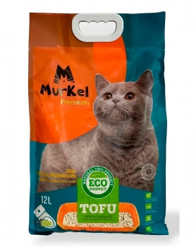 Соевый TOFU комкующийся наполнитель Murkel Neutral без аромата