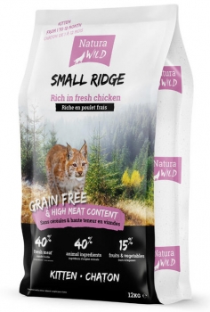 Natura Wild Small Ridge беззерновой корм для котят (курица)