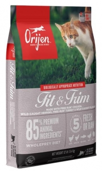 Корм беззерновой Ориджен Фит и Трим (ORIJEN CAT FIT & TRIM) для кошек с избыточным весом