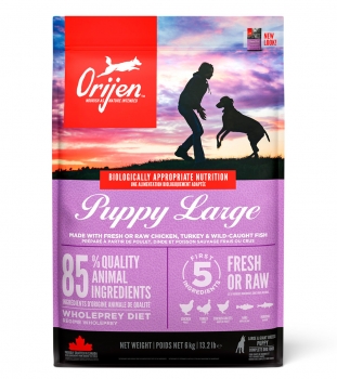 Корм беззерновой Ориджен Паппи Ладж (ORIJEN PUPPY LARGE) для щенков крупных пород