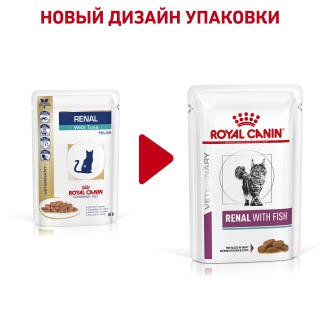 Корм для кошек Royal Canin Renal (рыба), 12*85 гр