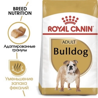 Корм для собак Royal Canin Bulldog Adult (Роял канин для бульдога, взрослые)