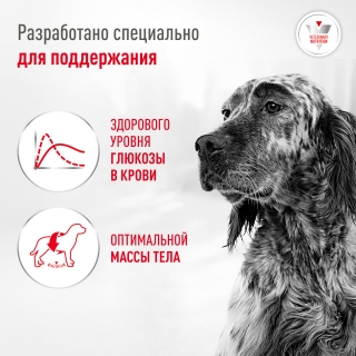 Сухой диетический корм Royal Canin Glycobalance Dog для взрослых собак с сахарным диабетом