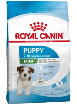 Корм для щенков Royal Canin Mini Puppy (для щенков мелких пород от 2 до 10 месяцев)