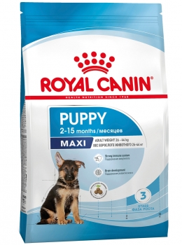 Корм для собак Royal Canin Maxi Puppy (для щенков крупных пород от 2 до 15 месяцев)