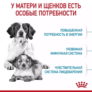 Корм для щенков Royal Canin Medium Starter (для щенков до 2 месяцев)
