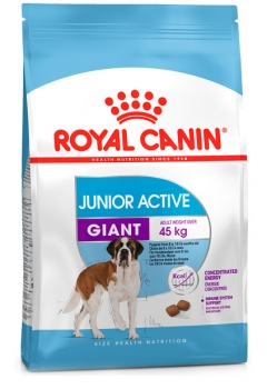 Корм для щенков Royal Canin Giant Junior Active (для активных щенков гигантских пород от 8 до 24 месяцев)
