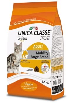 Сухой корм Unica Classe Adult Large Breed Chicken для взрослых кошек крупных пород (Курица)
