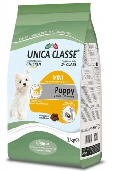 Сухой корм Unica Classe Puppy Mini Development для щенков мелких пород с 2 до 10 месяцев (Курица)