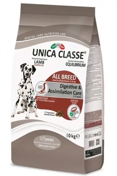 Сухой корм Unica Classe Adult Medium Equilibrium для взрослых собак средних пород с чувствительным пищеварением (Ягненок)