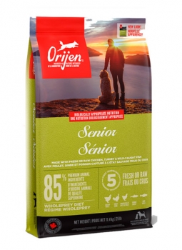 Корм беззерновой Ориджен Сеньор (ORIJEN SENIOR (85/15) для пожилых и стареющих собак