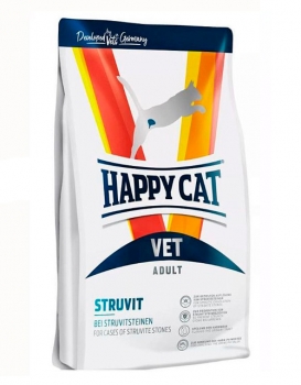 Сухой корм для кошек Happy Cat VET Diet Struvit Adult 30/15 с мочекаменной болезнью (струвитного типа)
