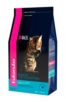 Корм для котов старше 7 лет Eukanuba Senior Top Condition (курица)