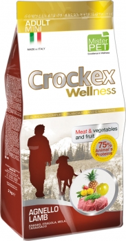 Корм Крокекс для взрослых собак мелких пород с ягненком и рисом (Crockex Dog Adult Mini Lamb & Rice)